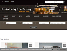 Tablet Screenshot of drazby-exekuce-online.cz